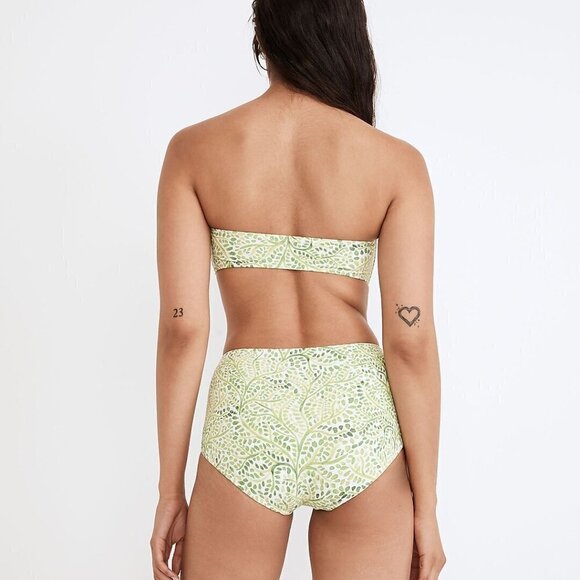 MADEWELL x Solid & Striped® Kimmy Bikini Bottom in Painted Floral - Picture 3 of 7